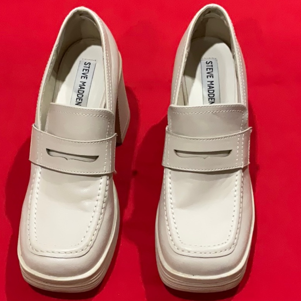 Steve Madden Platform Loafers EUC - Size 7